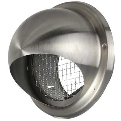 Addvent 150mm 6'' Stainless Steel Bull Nose Vent (AVA692) | CEF