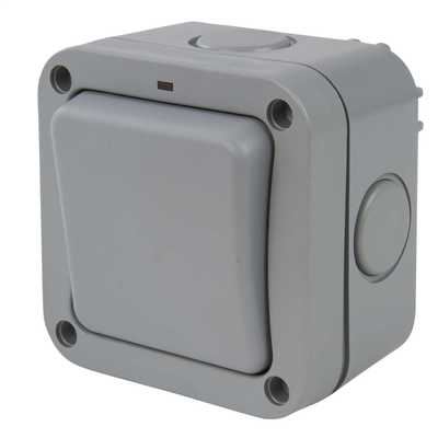 BG 20A 1 Gang 2 Way Weatherproof Switch IP66 (WP12) | CEF