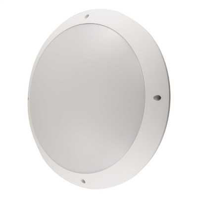 Fusion 12W LED Round Bulkhead White Trim 4200K (DLLUN12W) | CEF