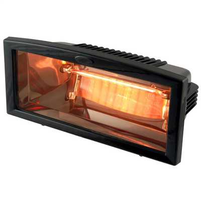 Levante 1 2kw Infrared Quartz Patio Heater Black Levq12 Cef