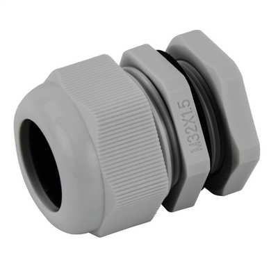 Black Grey White IP68 M20 Waterproof Compression Cable Stuffing Gland Locknut UK