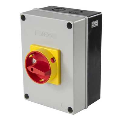 MCG 63A 3 Pole Rotary Isolator Switch IP65 (SMI63-3) | CEF