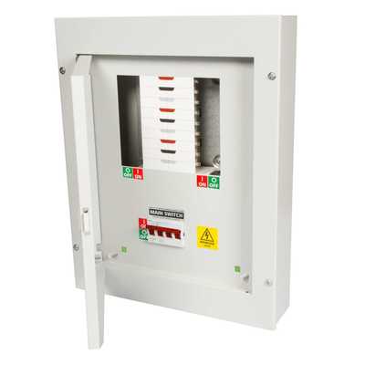 MCG 6 Way TP+N Type B Distribution Board With 125A Incomer (TPNR6-SD) | CEF