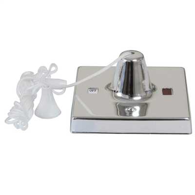 Chrome Decorative Ceiling Pull Switch 