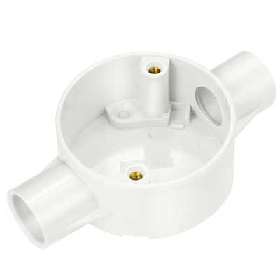 20MM White Pvc Conduit Through Box