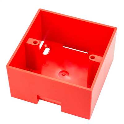 Centaur 1 Gang 44mm PVC Surface Box Square Corners Red 1 x Entry (SB ...