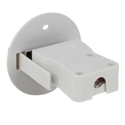 Cp Electronics Vitesse Ceiling Rose With Connector Plug White