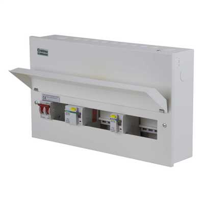 Crabtree Starbreaker 5 + 5 Dual RCD High Integrity Metal ... wylex fuse box instructions 