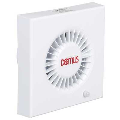 Domus Ventilation Sdf 100mm 4 Bathroom Fan With Pir And Timer Sdf100pir Cef