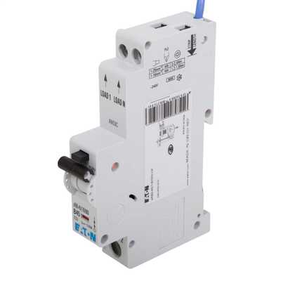 Eaton 45A Single Pole 1 Module B Curve 6kA 30mA Type AC RCBO ...