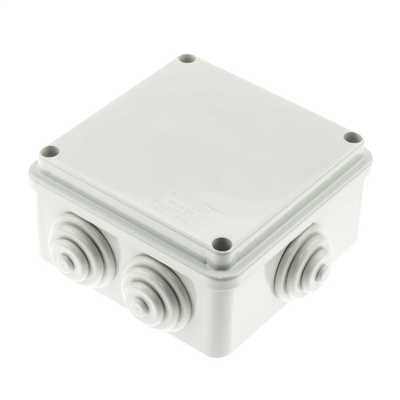 Gewiss 108mm x 108mm x 52mm PVC Adaptable Box Grey IP55 (GW44004) | CEF