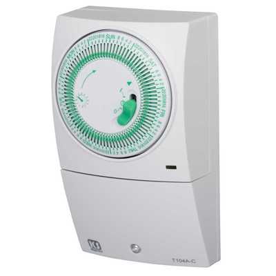 Greenbrook 7 Day Mechanical Timer GreenBrook T104 c 7 Day Mechanical