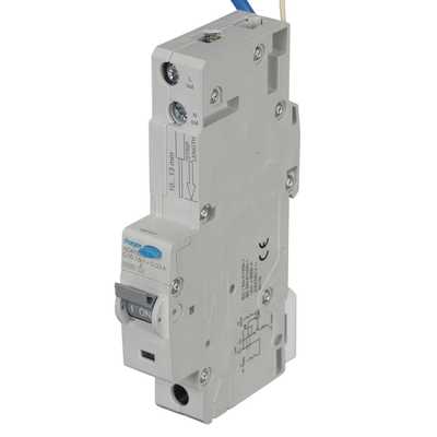 Hager 20A Single Pole 1 Module C Curve 10kA 30mA Type A RCBO (ADA170U ...