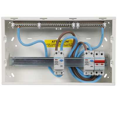 Hager 12 Way Dual 100A RCD Configurable Metal Clad Consumer Unit ...