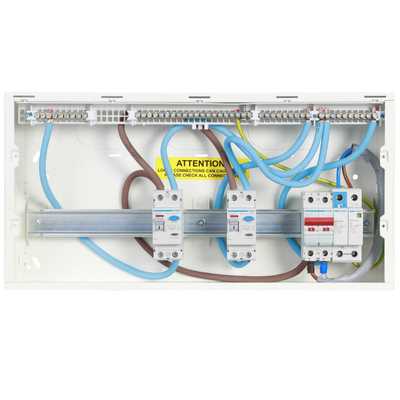 Hager 14 Way Dual RCD Configurable High Integrity Metal Clad Consumer ...