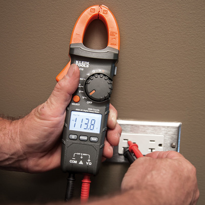 Klein CL210 AC Auto Ranging Digital Clamp Meter with Temperature (CL210 ...