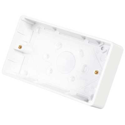 Legrand 2 Gang 35mm Pattress Back Box White (736410) | CEF