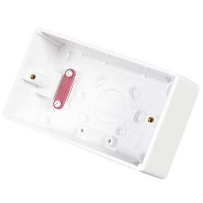 Legrand 2 Gang 47mm Pattress Back Box White (736411) | CEF