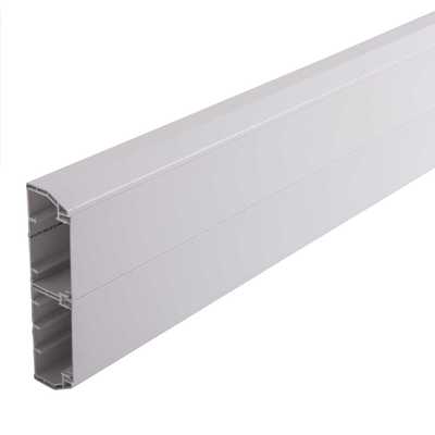 Schneider Mita Cableline Duo 210mm x 52mm High Impact Trunking (3m ...