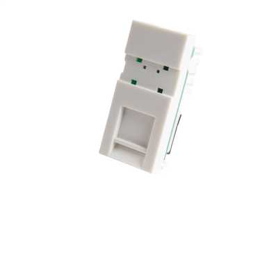 MK RJ45 CAT5E Euro Module White (K5845WHI) | CEF 568a wiring order 