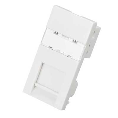 MK Logic Plus RJ11 Euro Module White (K5887WHI) | CEF