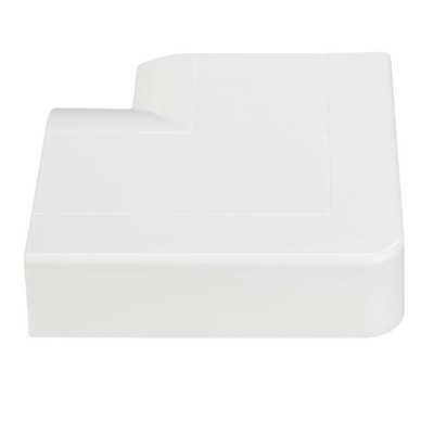 MK Prestige 3D Dado Flat Angle White (Sold in 1's) (VP185WHI) | CEF