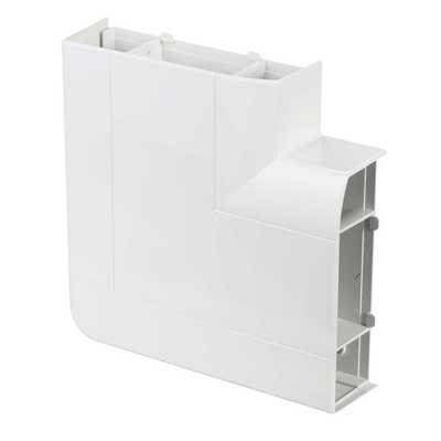 Mk Prestige 3d Skirting Flat Angle Up White (sold In 1's) (vp195whi) 