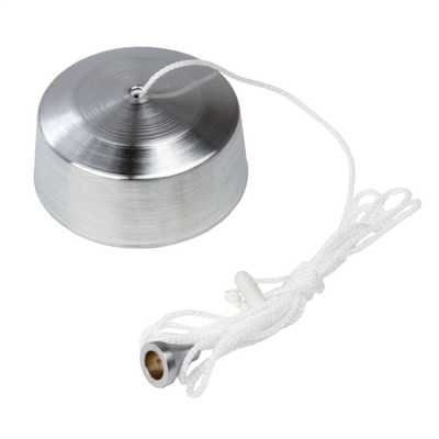 Knightsbridge Polished Chrome Bathroom Ceiling Pull Cord Light