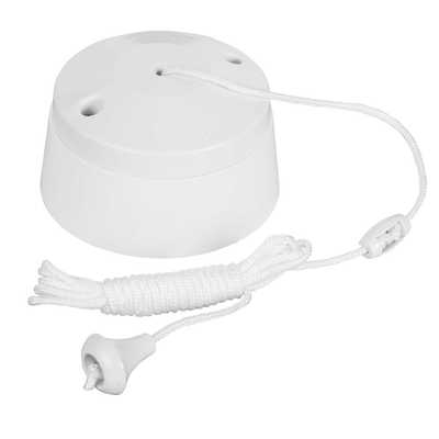Omega 10a 2 Way Ceiling Pull Switch White