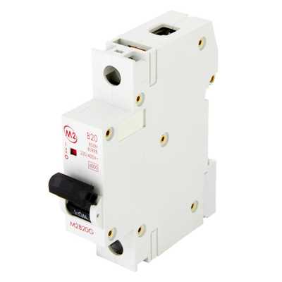 Proteus M2B6 Miniature Circuit Breaker MCB 6kA Type B SP 6 amp