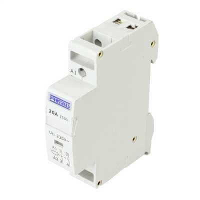 Proteus 20A 2 Pole 230V 1 Module NO Contactor (CT202) | CEF