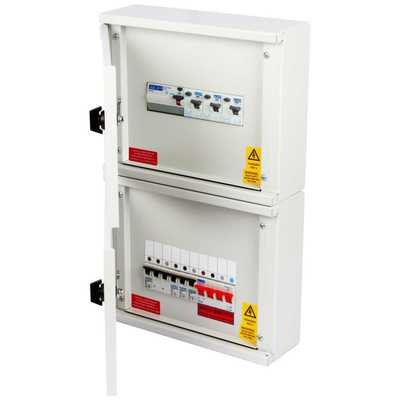 Proteus EV 2 Way TP+N Distribution Board With 100A Mains Incomer / RCDs ...