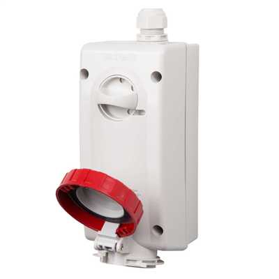 Scame ADVANCE 2 32A 3P+E 415V Interlocked Socket IP67 (561.3286) | CEF