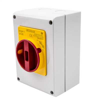 Scame 20A 3 Pole Rotary Isolator Switch IP65 (590.EM2013) | CEF