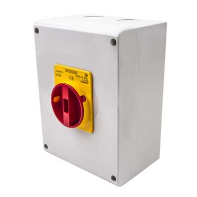 Scame 63A 3 Pole Rotary Isolator Switch IP65 (590.EM6303) | CEF