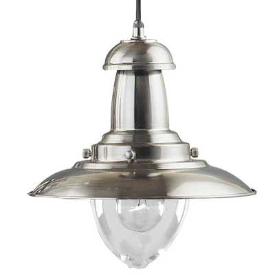 Searchlight Fisherman Stainless Steel Ceiling Pendant Light Searchlight Fisherman Stainless Steel Ceiling Pendant Light
