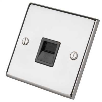 Polished Chrome Raised Plate | City Electrical Factors