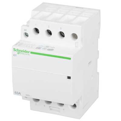Contacteur Modulaire Schneider Electric ICT A9C20863 - 63A, 3 Pôles, 220-240V AC - Neuf