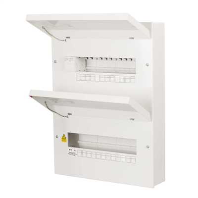 24 Way Resi9 Metalclad Consumer Unit Dual Bank (No Incomers) | City ...