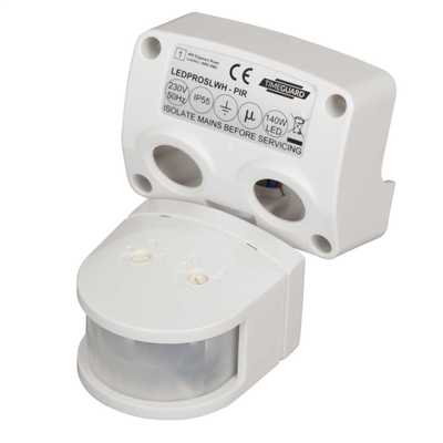 Timeguard 180° PIR Detector For LEDPRO Floodlight White (LEDPROSLWH) | CEF