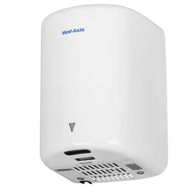 Vent Axia 1.6kW Tempest Automatic Hand Dryer White (437231) | CEF