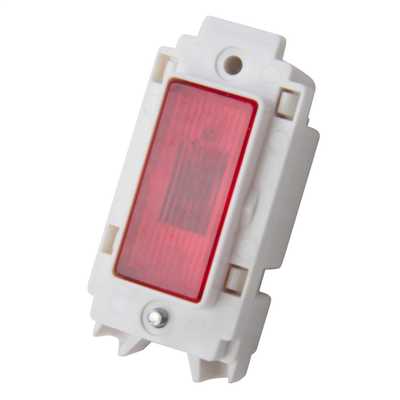 Volex 1 Gang Red Indicator Grid Insert (VG3491) | CEF