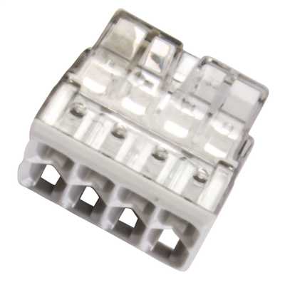 Wago Compact Connector 8 Conductors Terminal Block White Pack Of 50 wago-compact-connector-8-conductors-terminal-block-white-pack-of-50