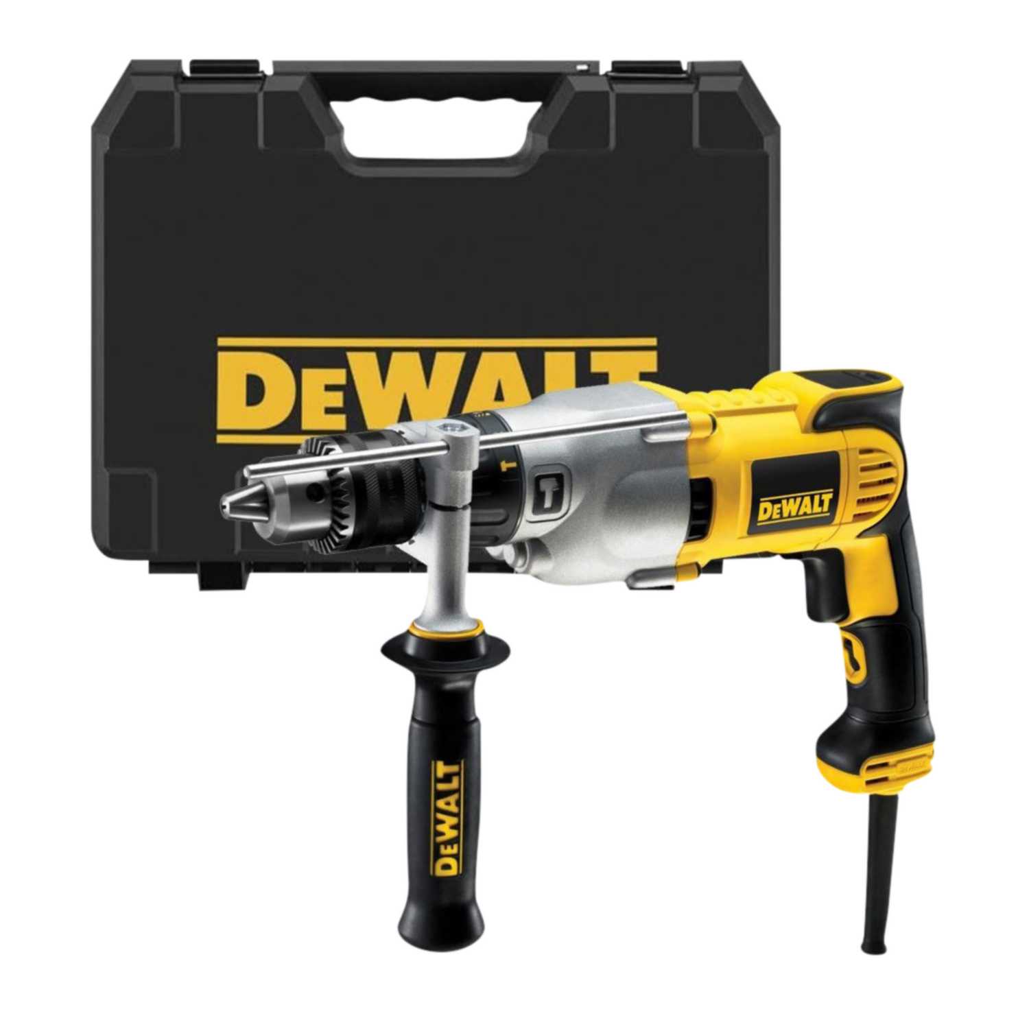 DeWALT 230V 1300W Dry Diamond Core Drill Kit (D21570KGB) CEF