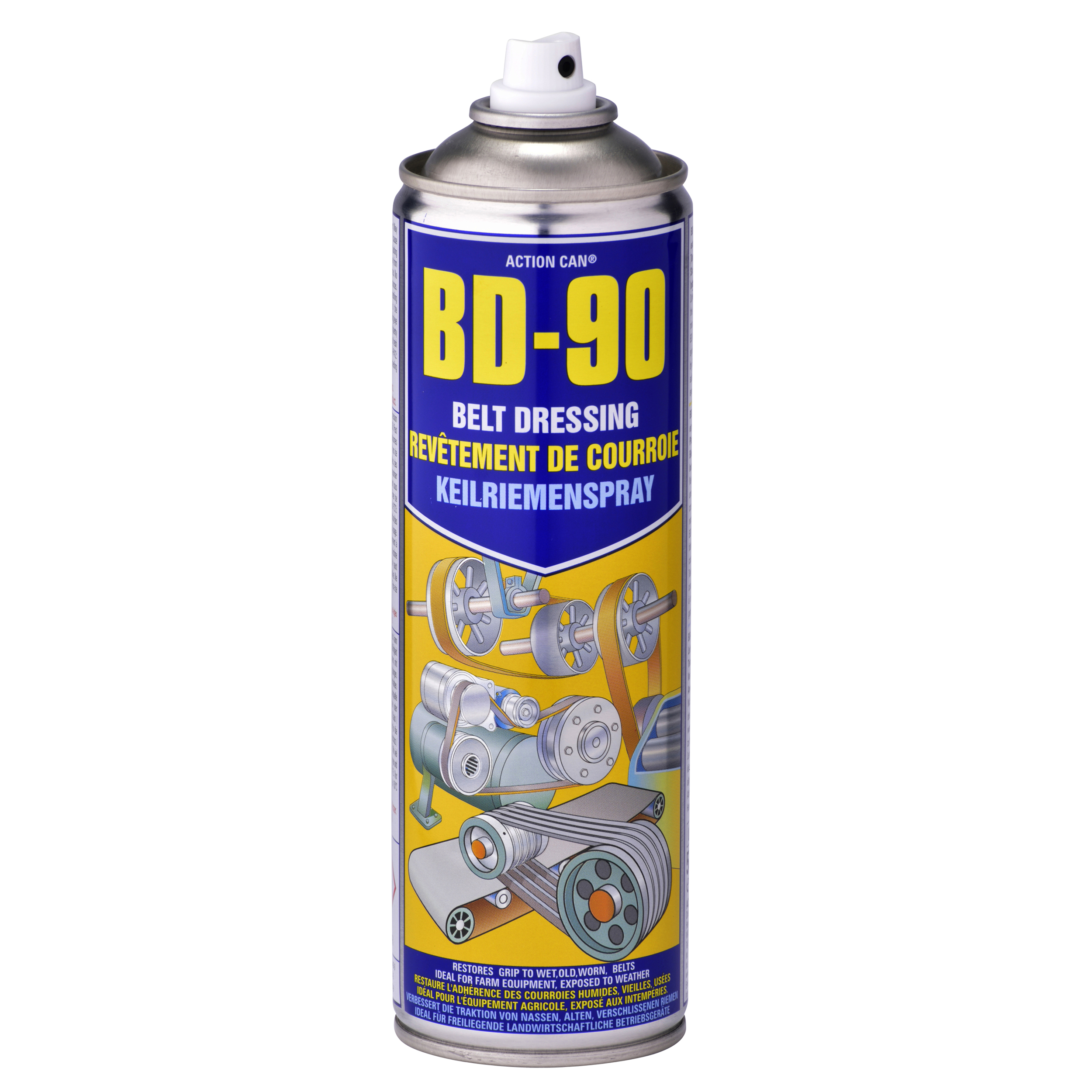 Action Can BD90 Drive Belt Dressing Lubricant 500ml (1658) CEF