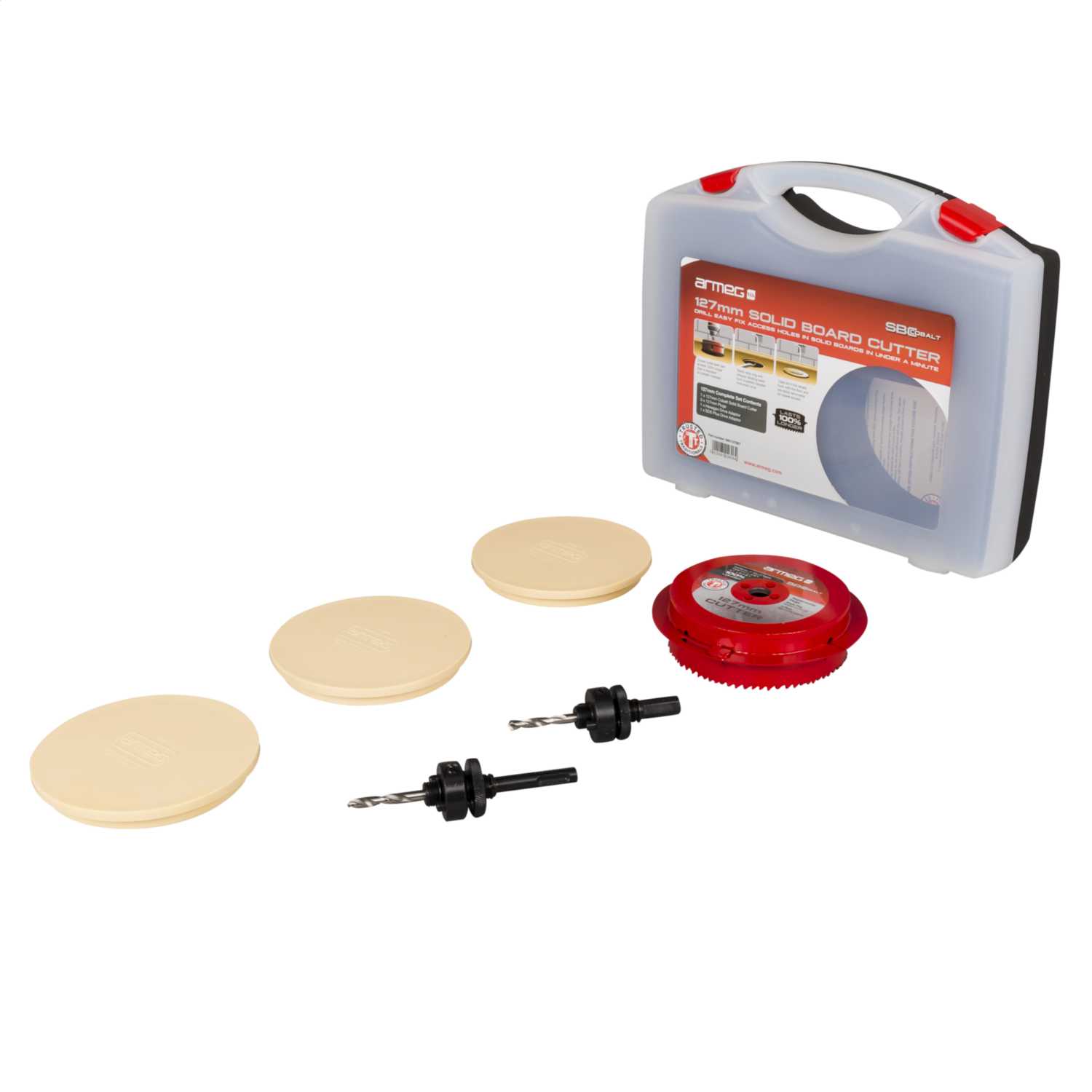 Armeg 127mm Solid Board Cutter Kit (SBC127SET) CEF