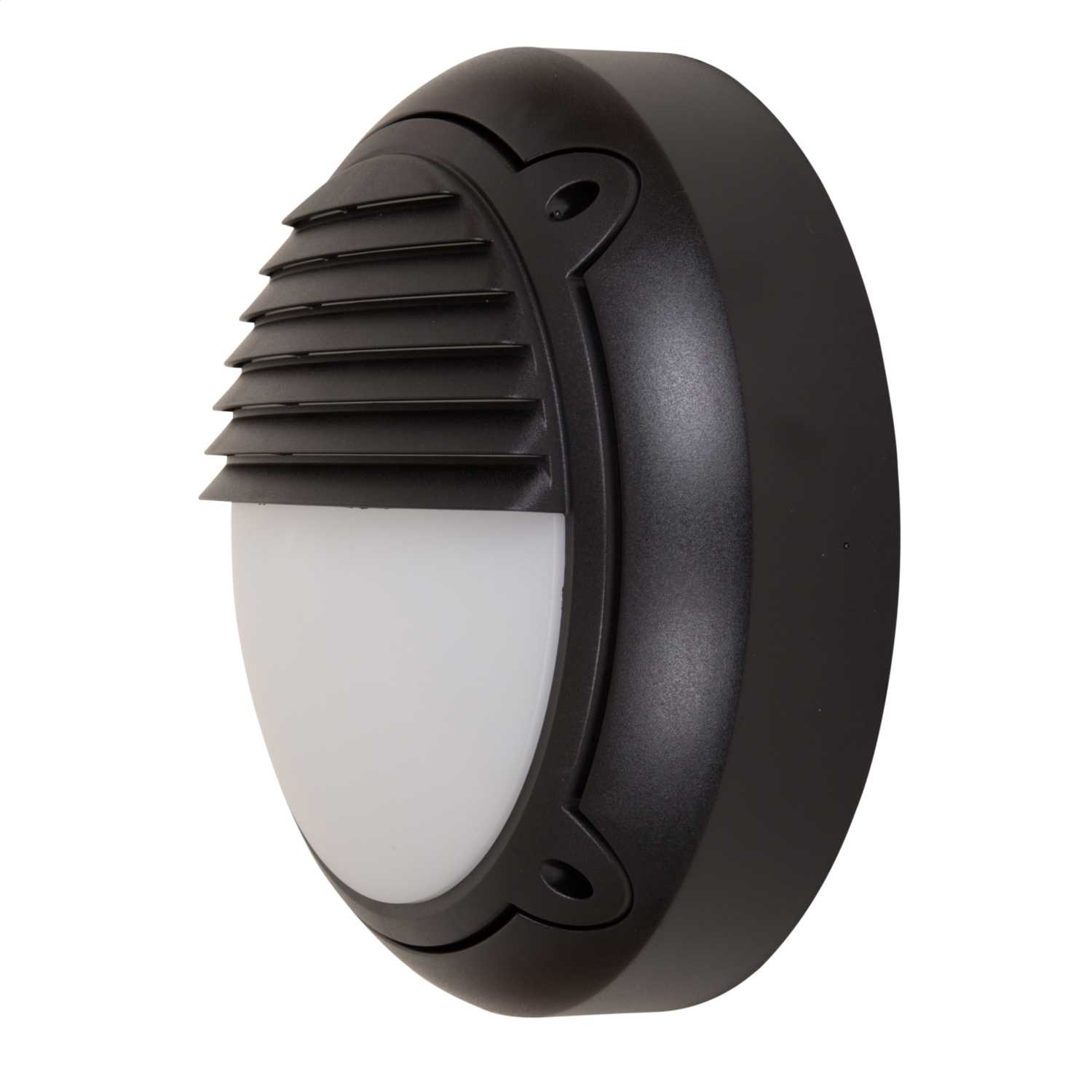 ASD Mini Horizon BC Louvre Bulkhead Black Base Opal Diffuser (HR2