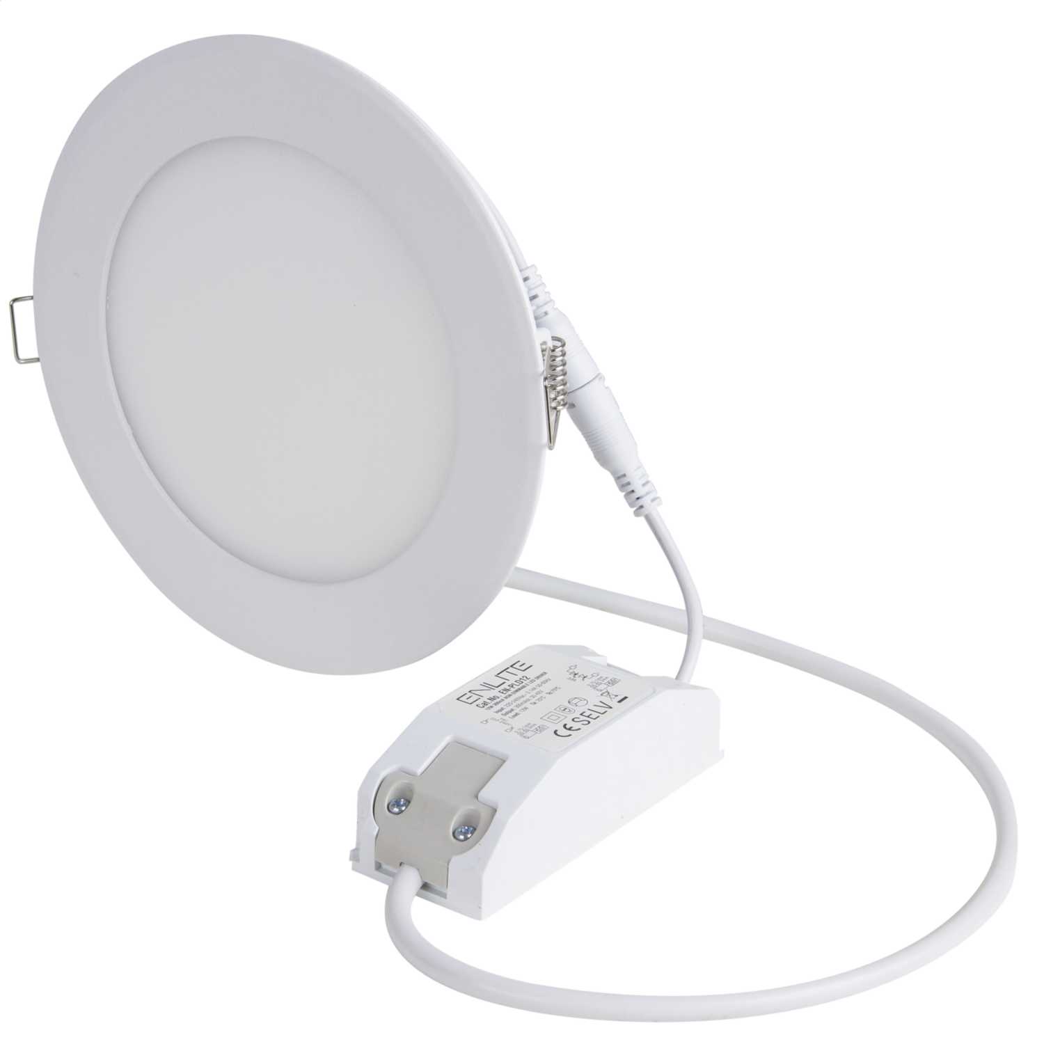 Aurora Slim-Fit™ 9W LED 145mm Low Profile Circular Downlight 3000K (EN ...