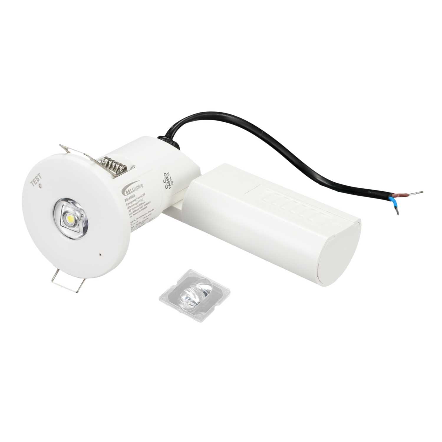 Bell Spectrum 3W LED Non Maintained Emergency Downlight White (09075) CEF