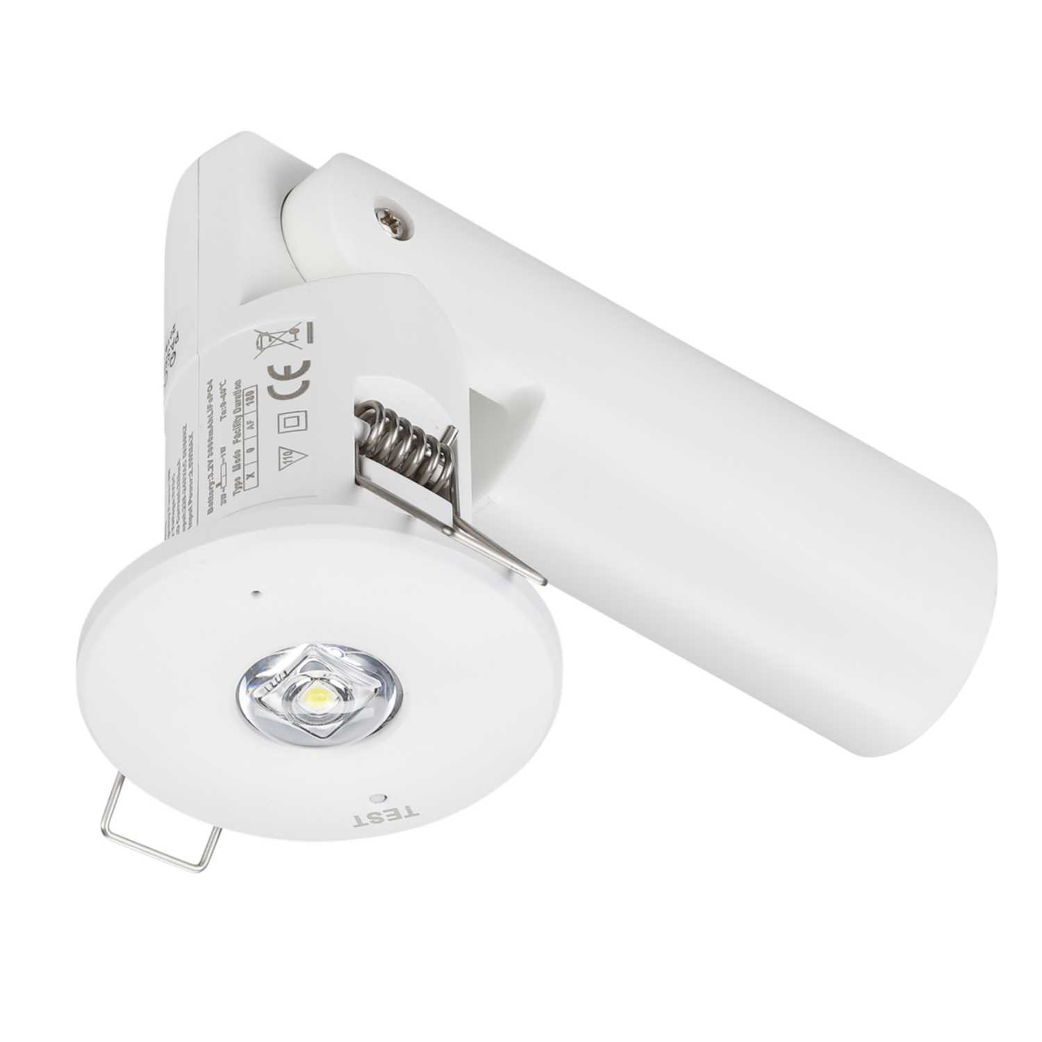 Bell Spectrum 3W LED Non Maintained Emergency Downlight White (09075) | CEF